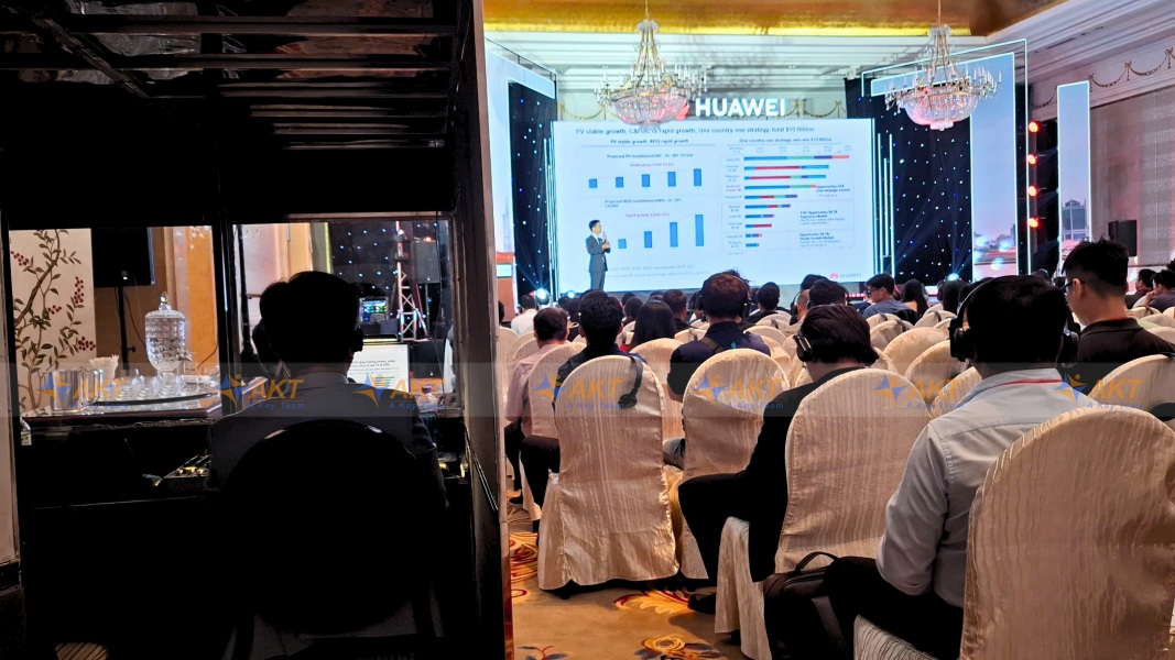 Cabin at the Huawei Fusionsolar event